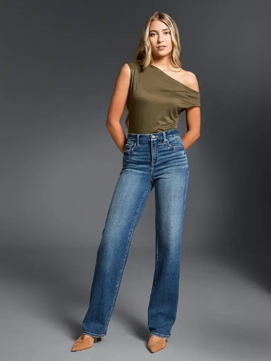 Buckle Black Denim - Buckle Black Fit No. 75 Classic Straight Stretch Jean